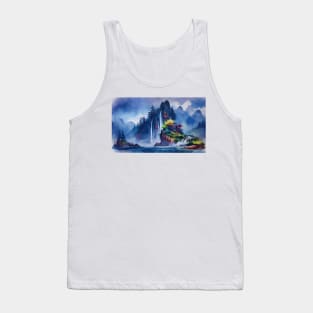 peaceful mountain Tank Top